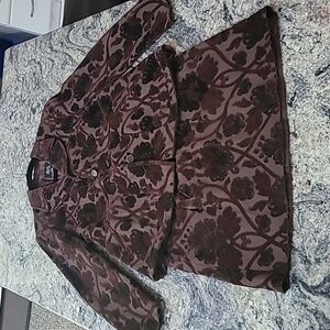 Anna Sui Vintage Velvet Suit